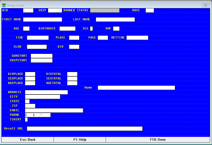 Design Screen