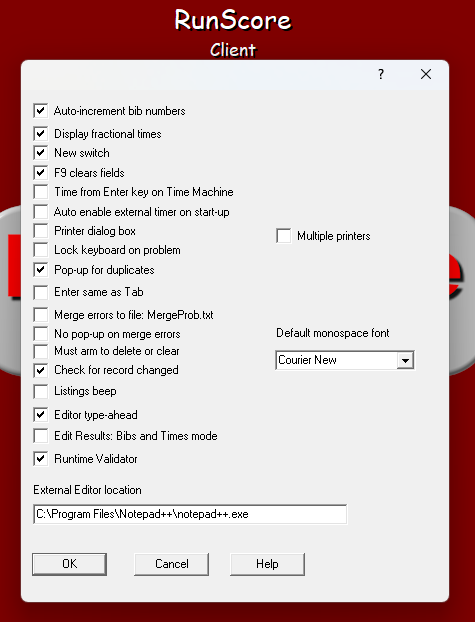 Client Preferences